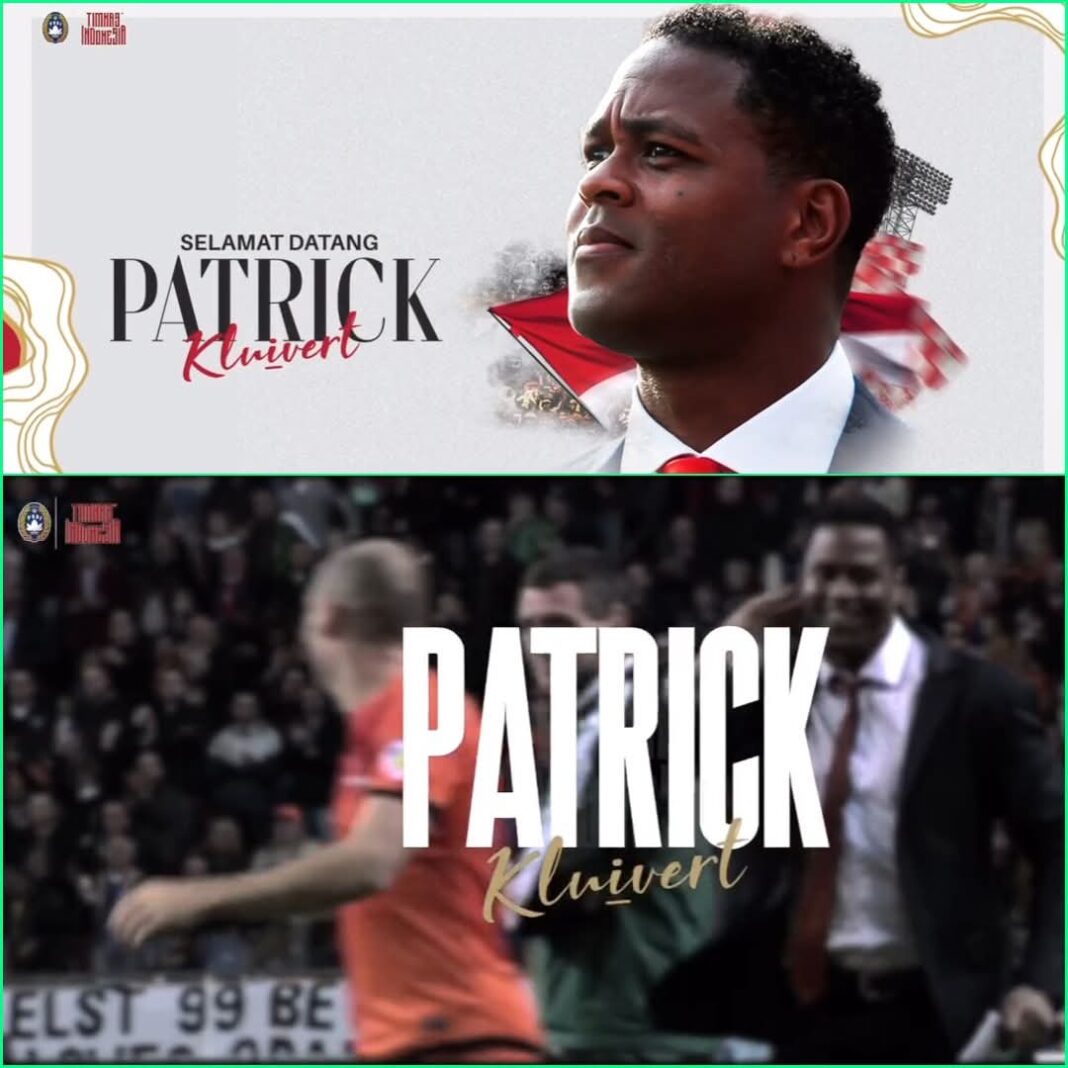Tunjuk Patrick Kluivert sebagai Pelatih Timnas, PSSI Optimis Indonesia Lolos Piala Dunia
