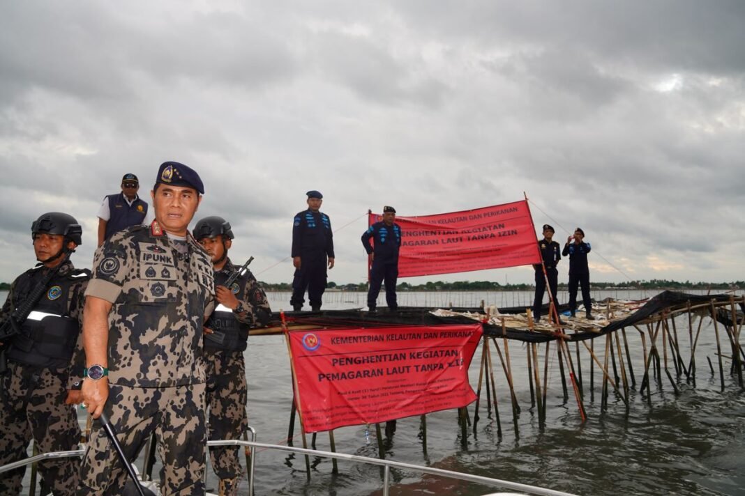 KKP segel pasar laut di Tangerang KKP segel pasar laut di Tangerang