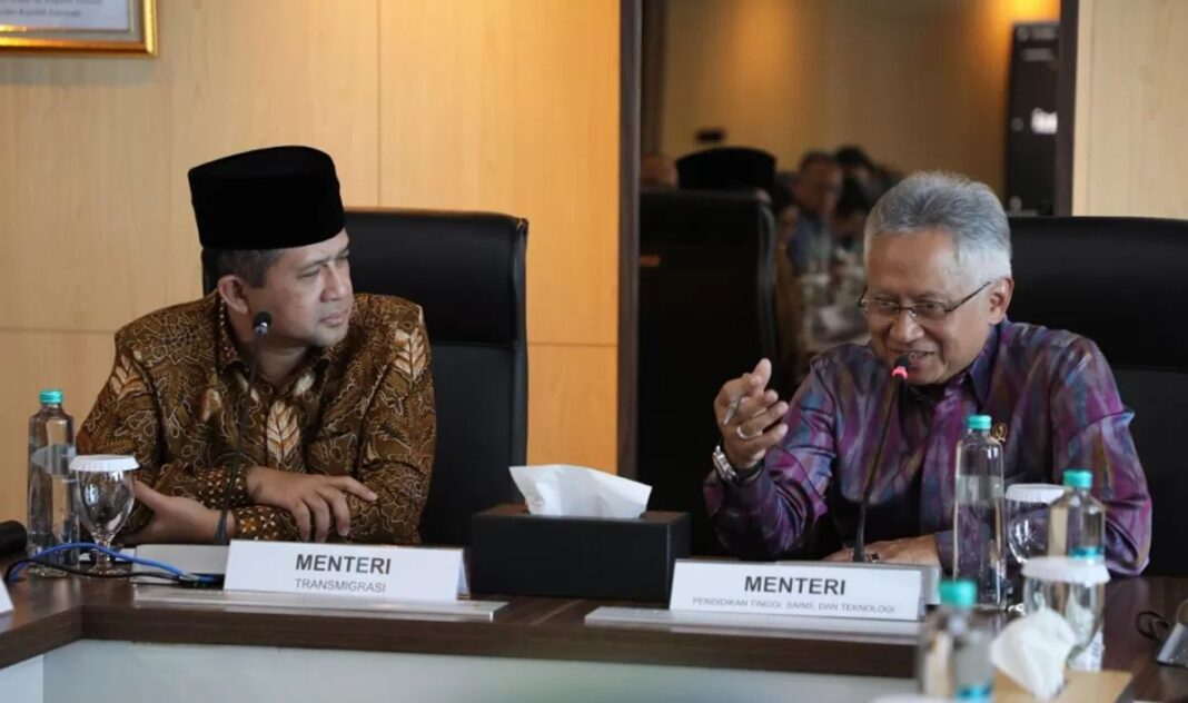 Kemendiktisaintek dan mentrans
