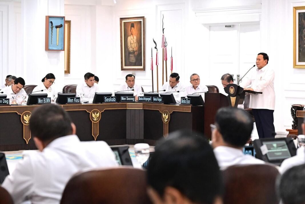 menko AHY bersama kabinet merah putih