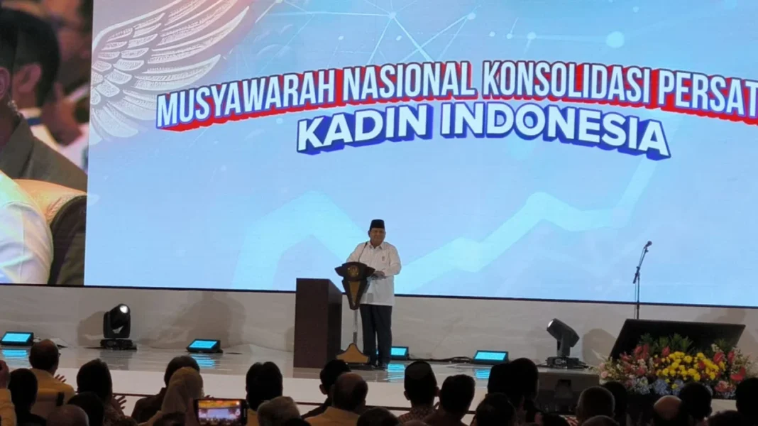 Prabowo dalam acara Kadin Indonesia Prabowo dalam acara Kadin Indonesia