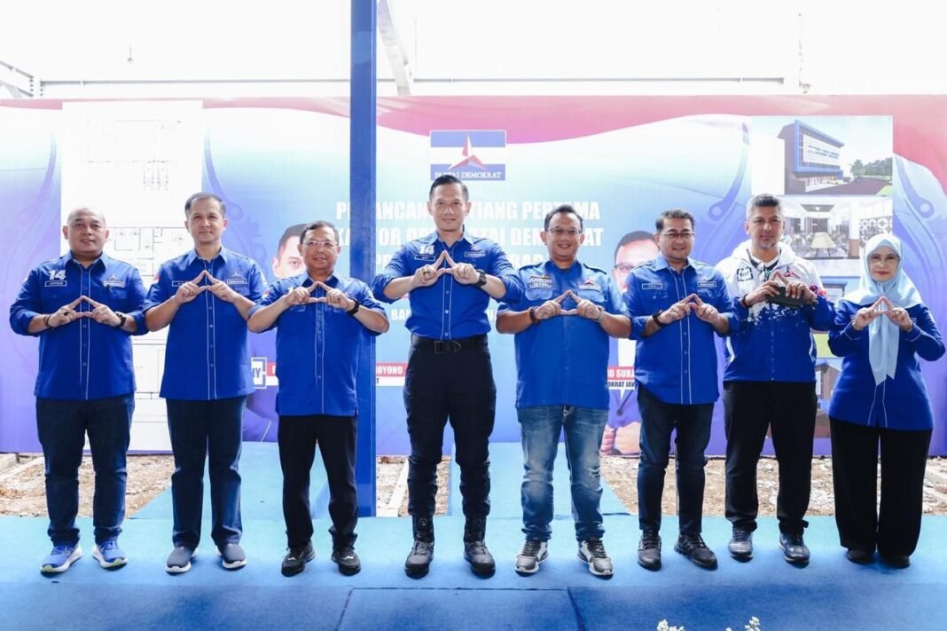 AHY dpd jabar AHY di dpd jabar