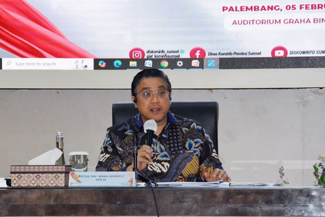 Dede Yusuf Macan Effendi kunker komisi II di Sumsel