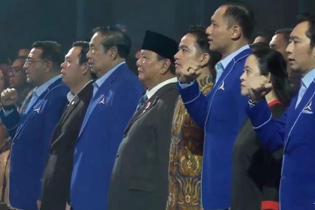 puan maharani hadiri kongres VI Partai Demokrat