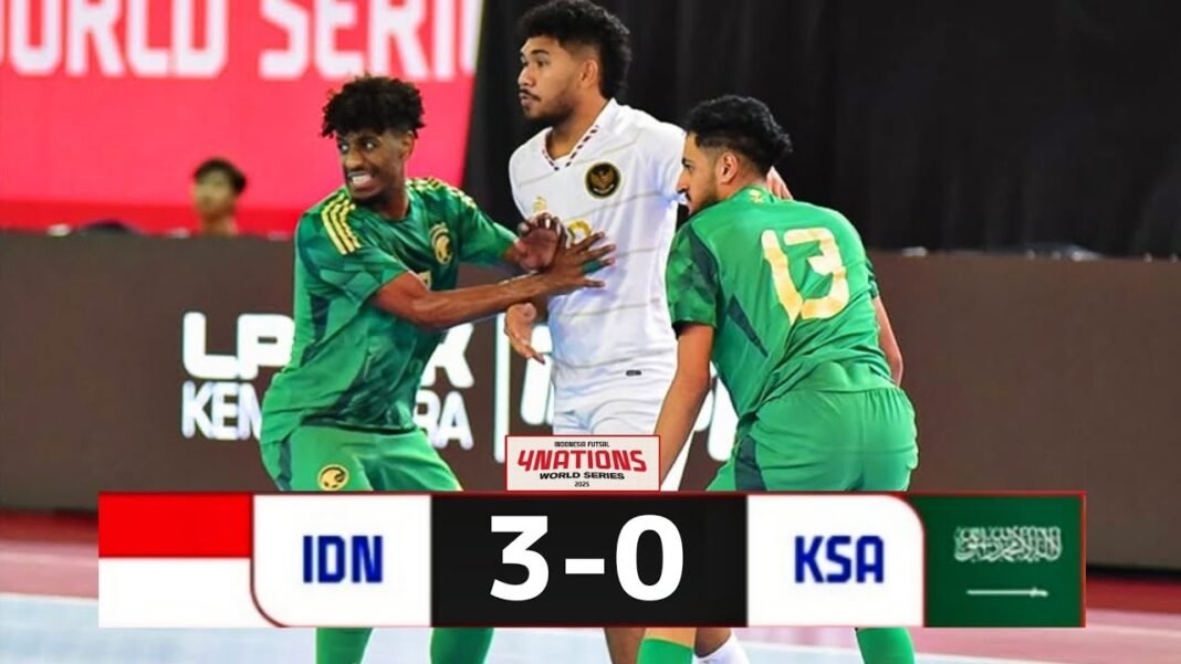 Timnas Futsal Indonesia menang atas Arab Saudi