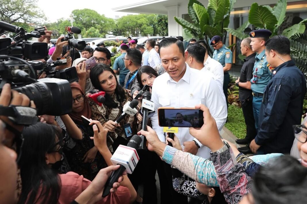 menko AHY fokus pembangunan