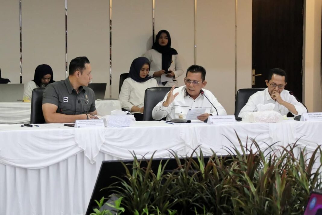 AHY rakor batam Menko AHY rakor transmigrasi Batam