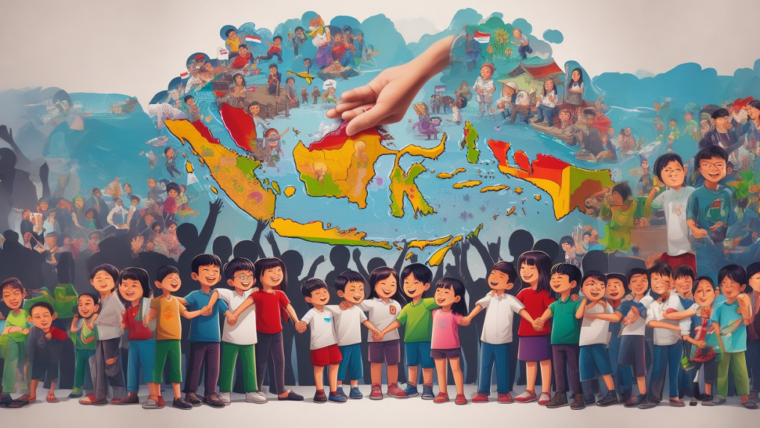 Ilustrasi Indonesia cerah