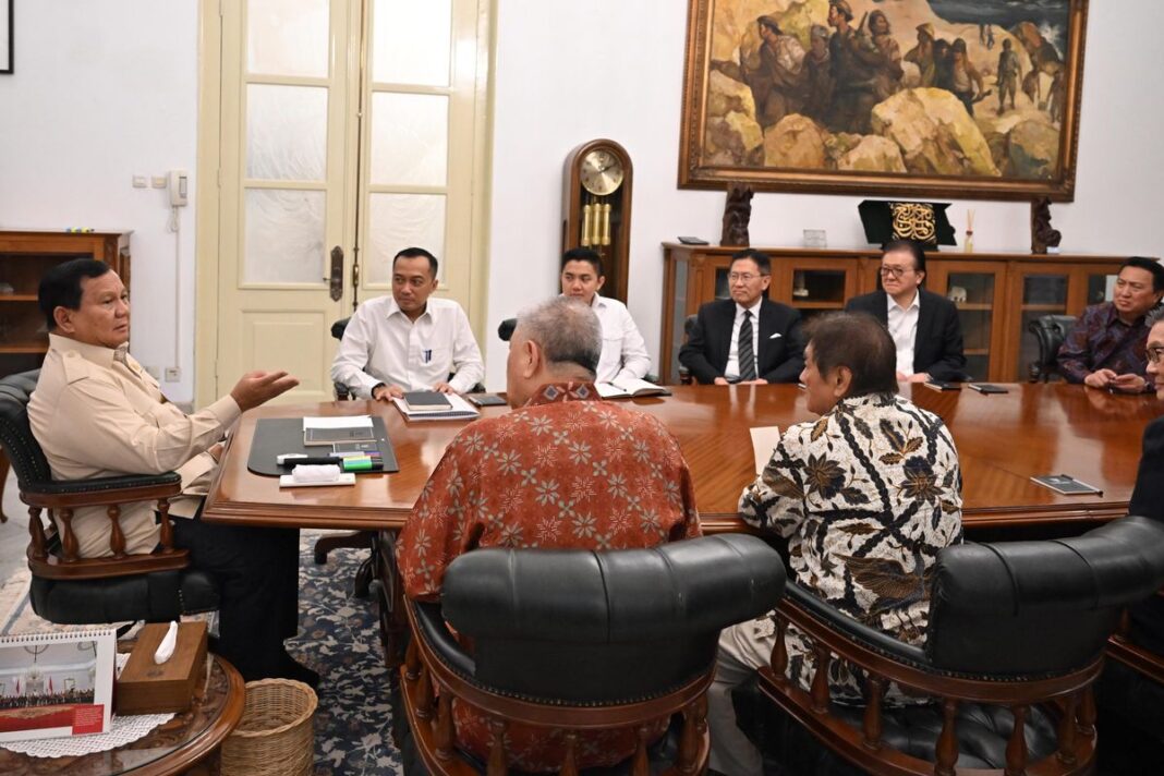 Prabowo bertemu 8 pengusaha kakap Indonesia
