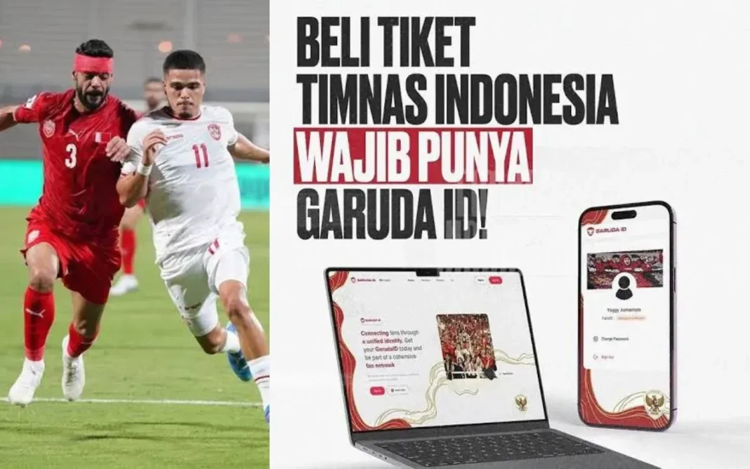 cara beli tiket timnas Indonesia vs Bahrain
