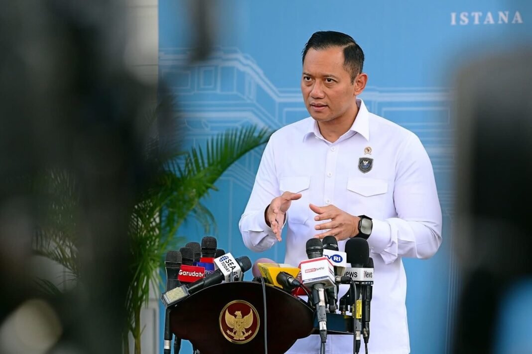 menko AHY ratas menko AHY hadiri ratas masalah sampah