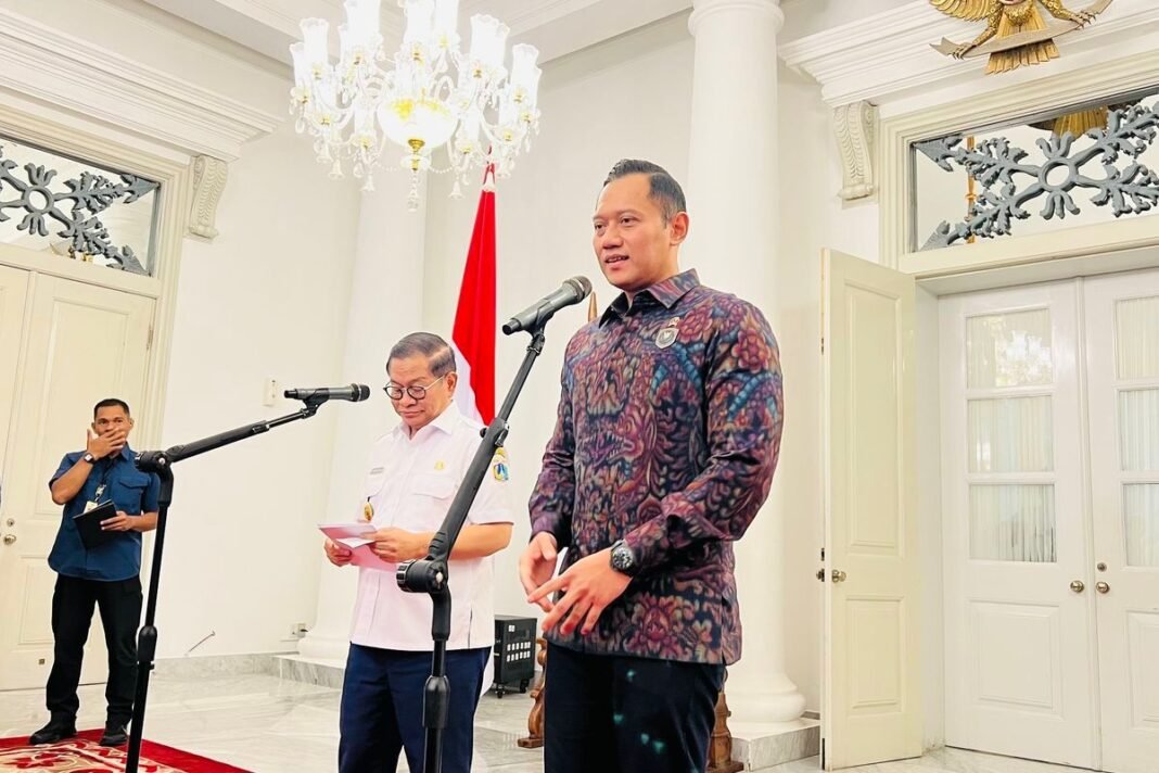 AHY balkot 2 menko AHY dan pramono