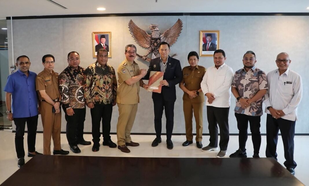 menko AHY dan pemprov maluku