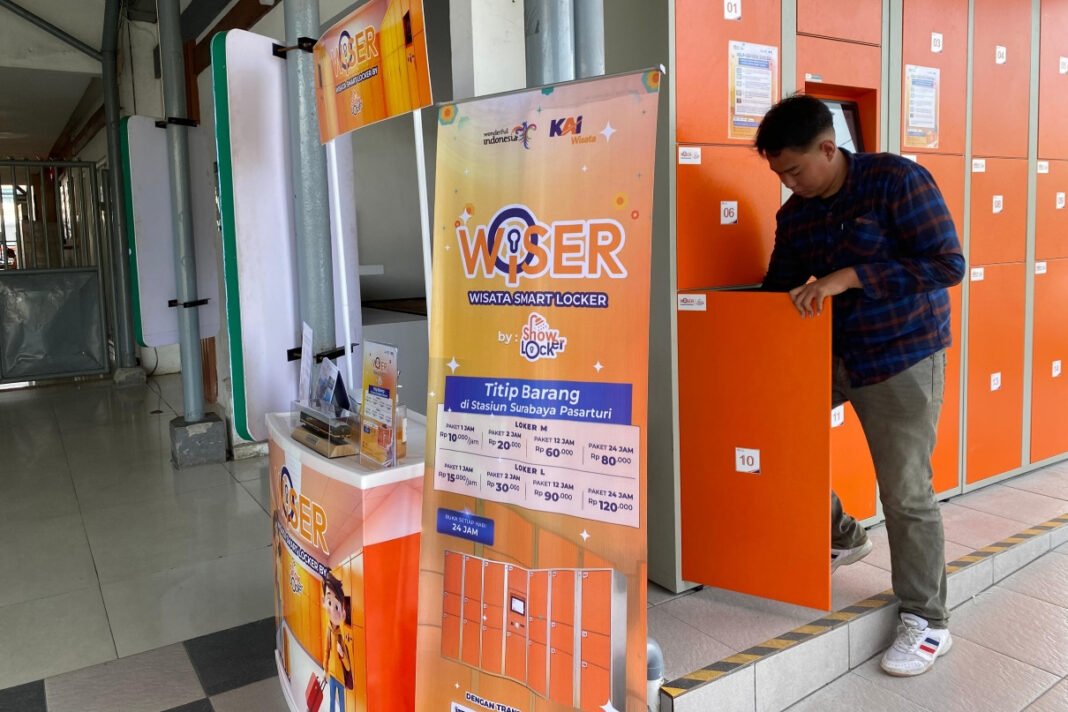 WISER di stasiun Pasar Turi Surabaya