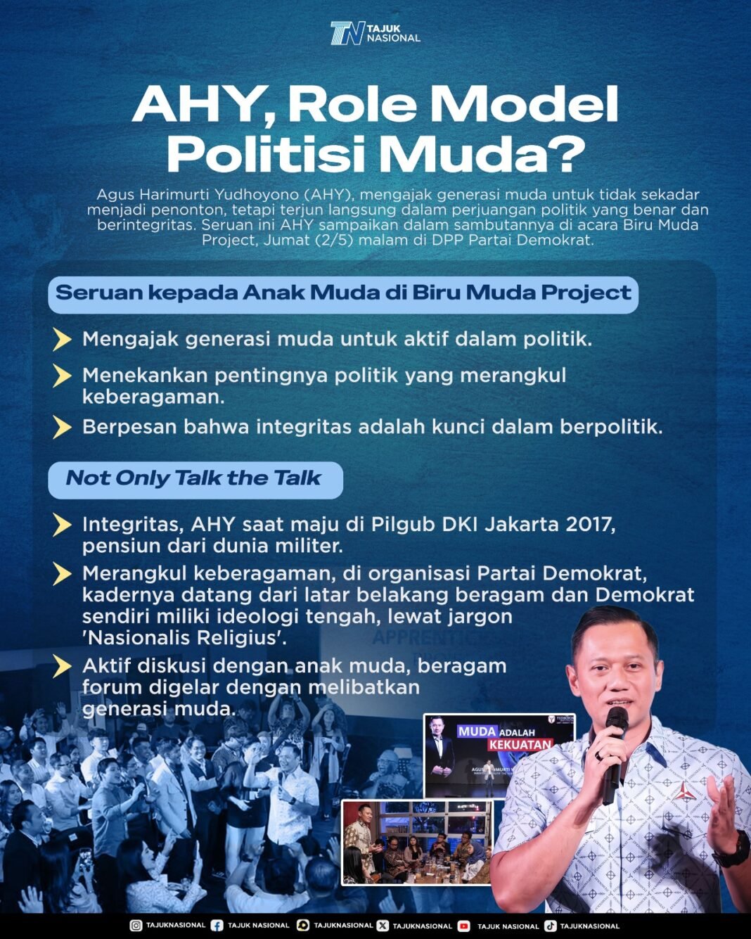 AHY, Role Model Politisi Muda yang Menginspirasi!