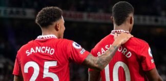 Jadon Sancho dan Marcus Rashford