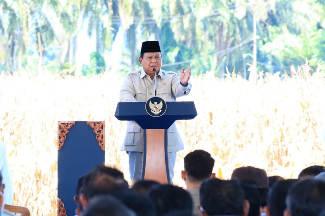 Presiden Prabowo panen raya jagung di Bengkayang