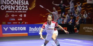 Hasil Indonesia Open 2025; Putri Kusuma Wardani Lolos ke 16 Besar Usai Lawannya Mundur Akibat Cedera Putri Kusuma Wardani