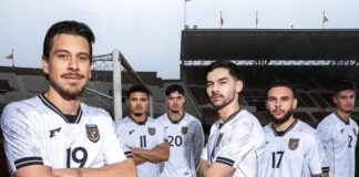 jersey away timnas Indonesia