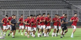 susunan pemain timnas Indonesia vs China