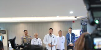 AHY beri keterangan pers soal kesejahteraan sopir truk dan kebijakan ODOL