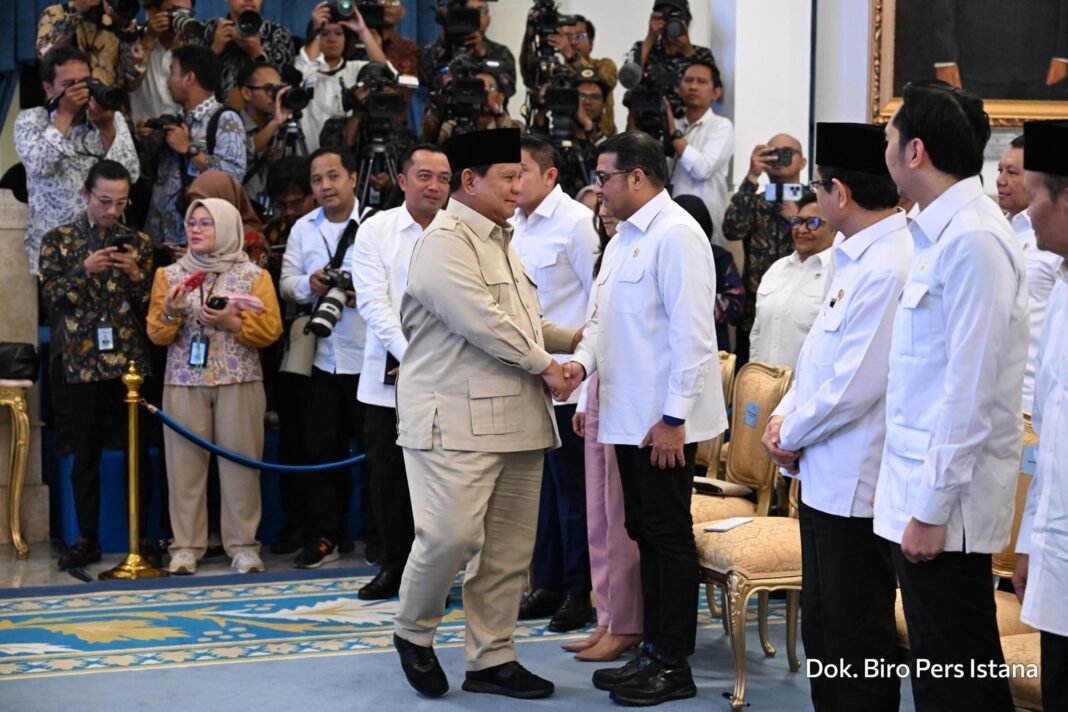 Presiden Prabowo Subianto meluncurkan tema dan logo HUT ke-80 RI, simbol kemerdekaan Indonesia.