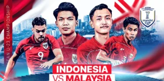 Indonesia vs Malaysia di Piala AFF U-23