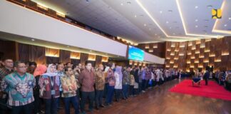 Menteri Dody Hanggodo melantik pejabat struktural Kementerian PU sebagai bagian dari reorganisasi organisasi.