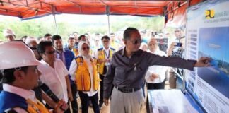 Desain jembatan Buton-Muna yang akan menghubungkan dua pulau di Sulawesi Tenggara.