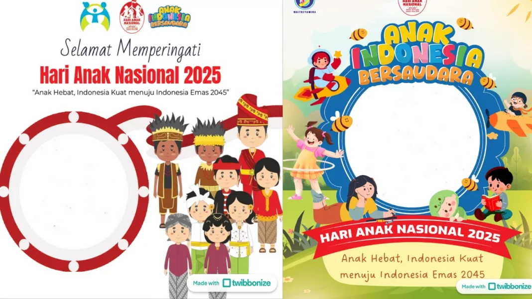twibbon Hari Anak Nasional 2025