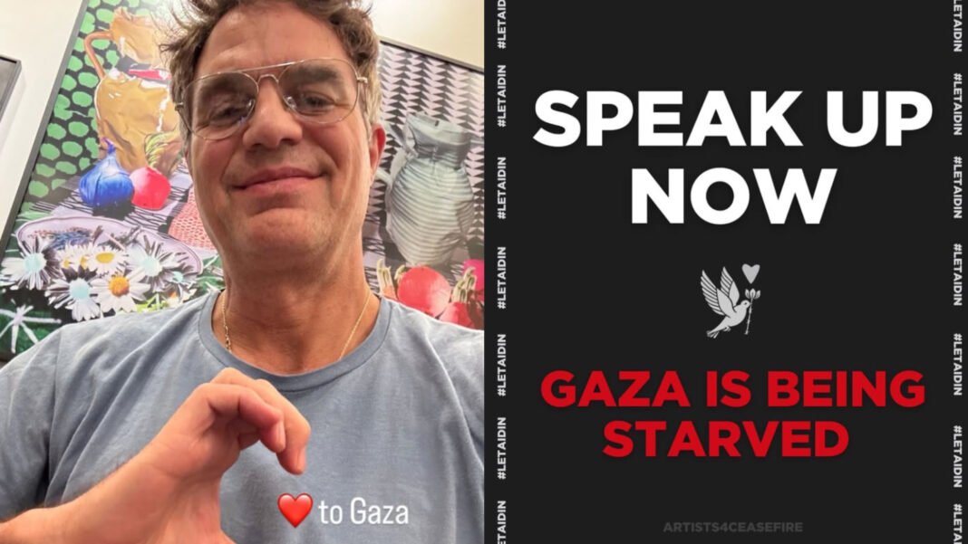 Mark Ruffalo berikan dukungan untuk Gaza, Palestina