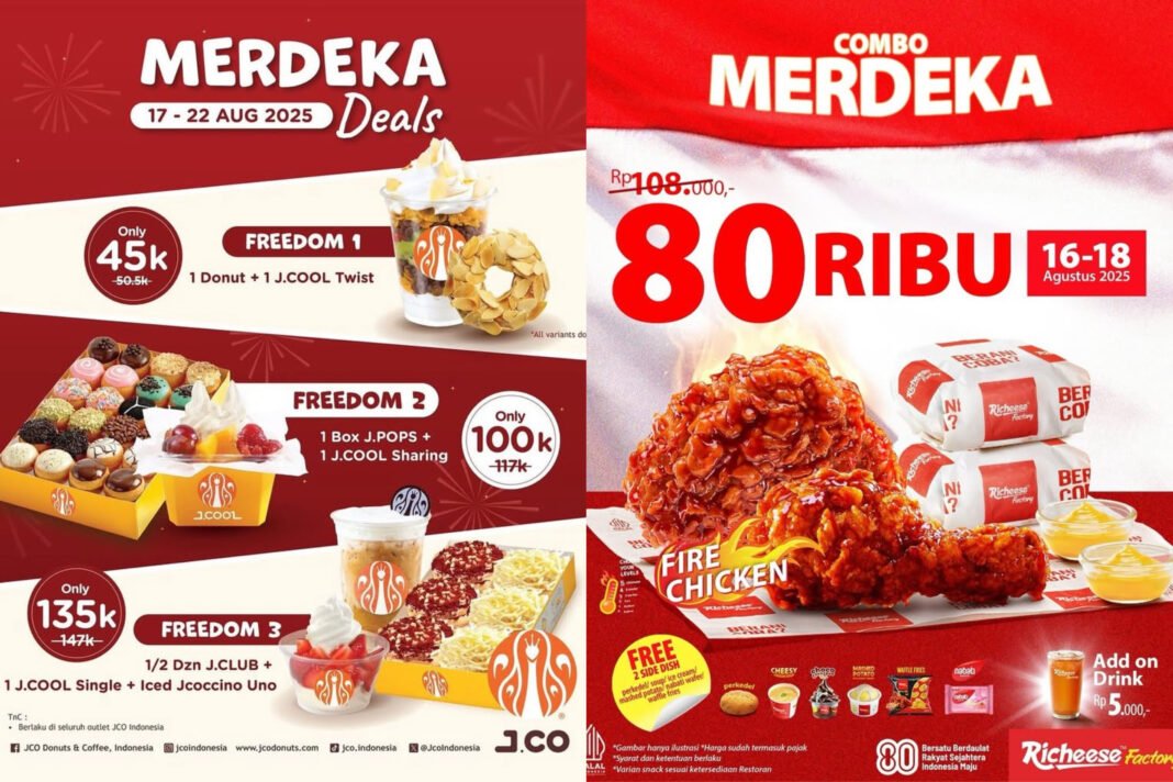Beberapa Promo Kemerdekaan Beberapa Promo Kemerdekaan