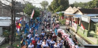 Menko AHY ikuti Merdeka Run 2025 di Monumen Reog Ponorogo