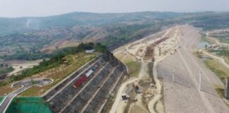 Pembangunan Bendungan Jragung di Kabupaten Semarang Jawa Tengah