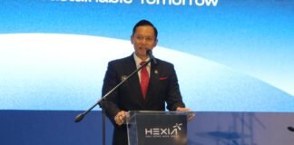 Agus Harimurti Yudhoyono meresmikan Heliport pertama Indonesia di Cengkareng pada Heli Expo Asia 2025