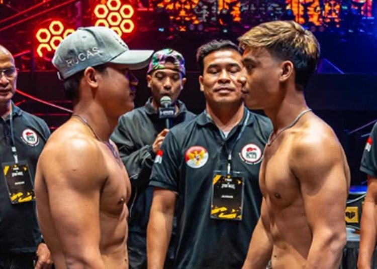 Face off Paris Pernandes vs Edy Boxing. Cek jam tayang tinju HSN Bali Vol 8 di Tajuk Nasional.(@parispernandes_)