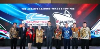 Menko AHY Membuka Pameran RailwayTech Indonesia 2025 dan INAMARINE 2025