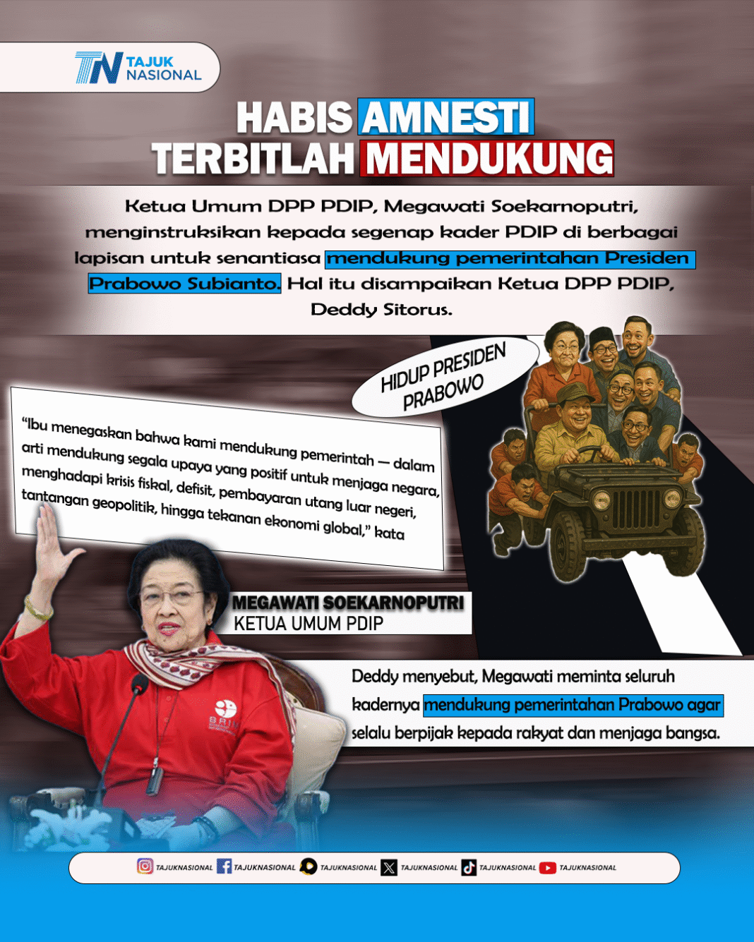 Megawati Dukung Pemerintahan Prabowo: Tegaskan Arahan Politik Baru PDIP