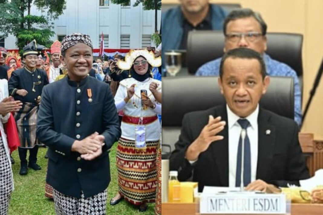 Bahlil Lahadalia, Menteri ESDM RI.