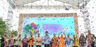 Menteri Ekraf Teuku Riefky Buka Gorontalo Karnaval Karawo 2025, Karawo Dikukuhkan Jadi Ikon Ekonomi Kreatif