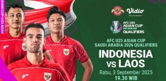 Link Live Streaming Indonesia U-23 vs Laos U-23, Awal Perjuangan Garuda Muda di Kualifikasi