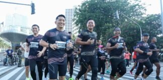 Menko AHY ikut ASN Run 2025 di CFD Jakarta bersama ASN