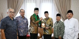 Menteri Transmigrasi bersilaturahmi dengan pimpinan Mathla’ul Anwar di Serang Banten