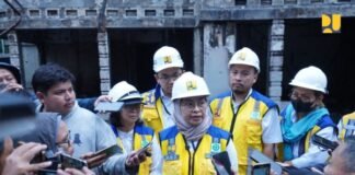 Dirjen Cipta Karya meninjau kerusakan Wisma MPR RI Bandung