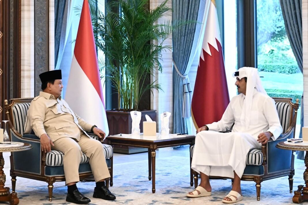 Prabowo Subianto Bertemu Emir Qatar di Istana Lusail Doha Prabowo Subianto bertemu Emir Qatar di Istana Lusail Doha