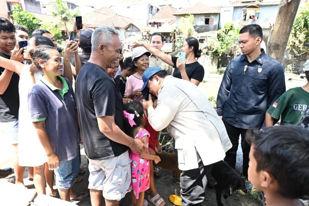 Prabowo Subianto Tinjau Lokasi Banjir di Badung Bali Prabowo Subianto tinjau lokasi banjir di Badung Bali