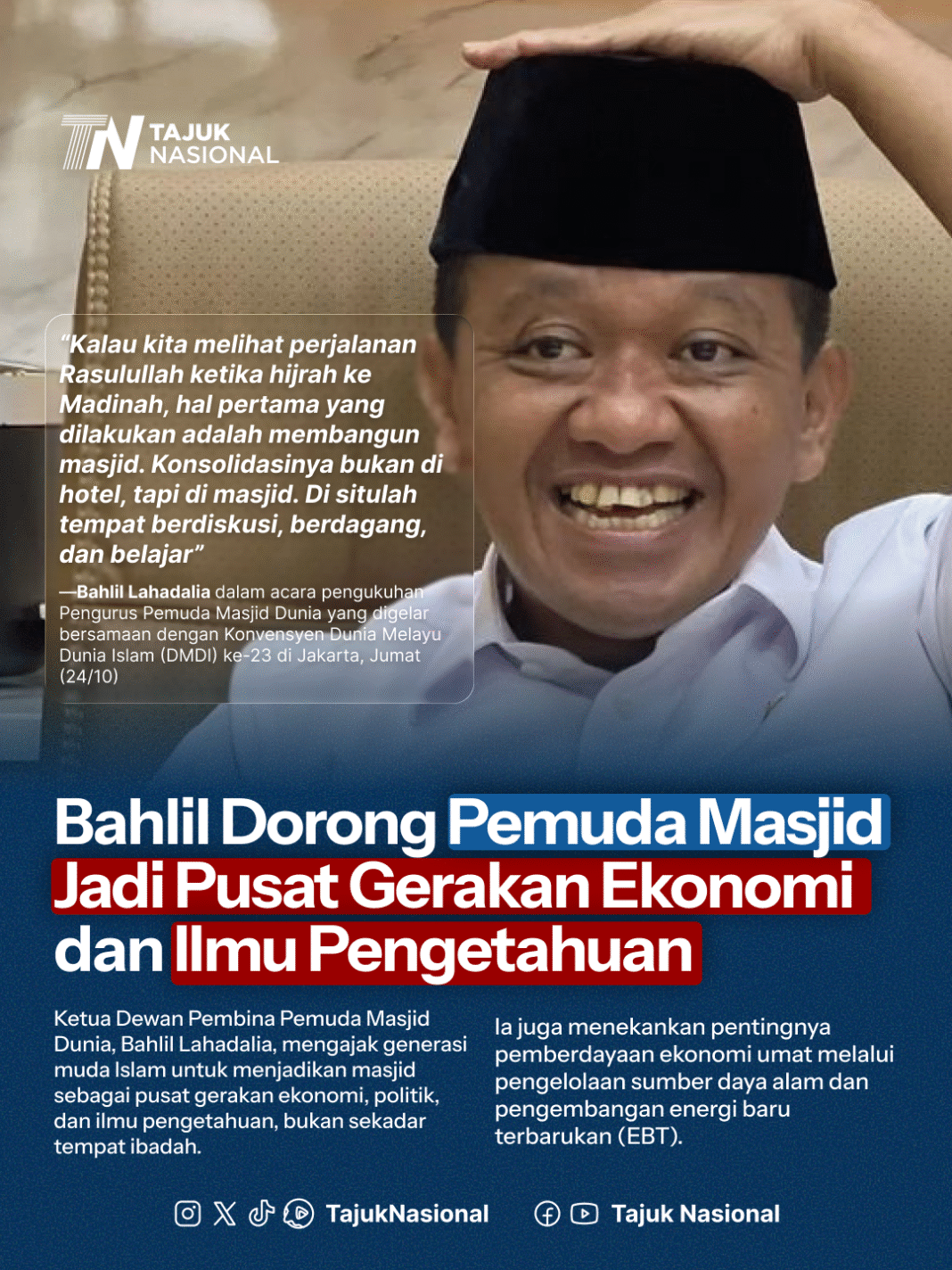 20251025_057-ps-bahlil dorong pemuda masjid Bahlil Dorong Pemuda Masjid Jadi Penggerak Ekonomi dan Ilmu Pengetahuan Umat