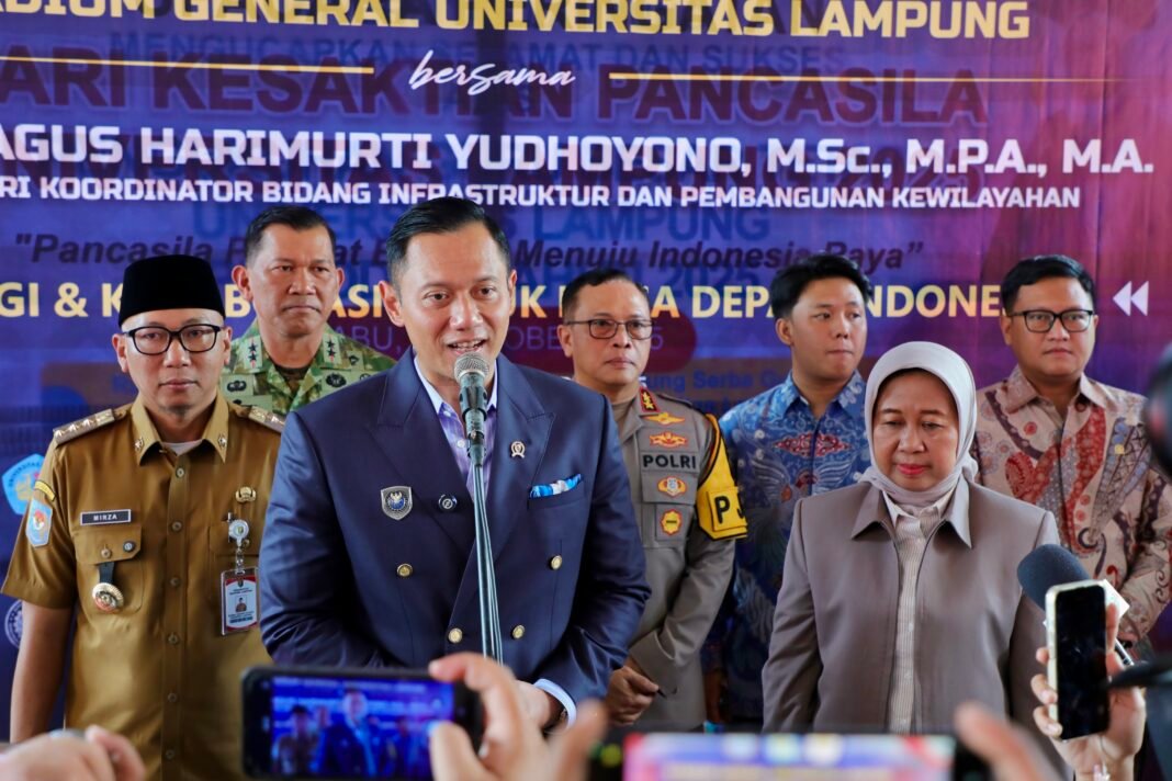 Menko AHY Dorong Sinergi Pusat dan Daerah untuk Percepatan Pembangunan Infrastruktur Jalan