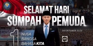 Peringati Sumpah Pemuda 2025, Ini Pesan Menko AHY untuk Generasi Muda Indonesia