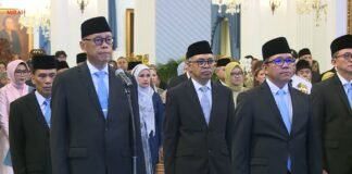 Presiden Prabowo Lantik 10 Duta Besar dan 1 Wakil Dubes RI di Istana Negara